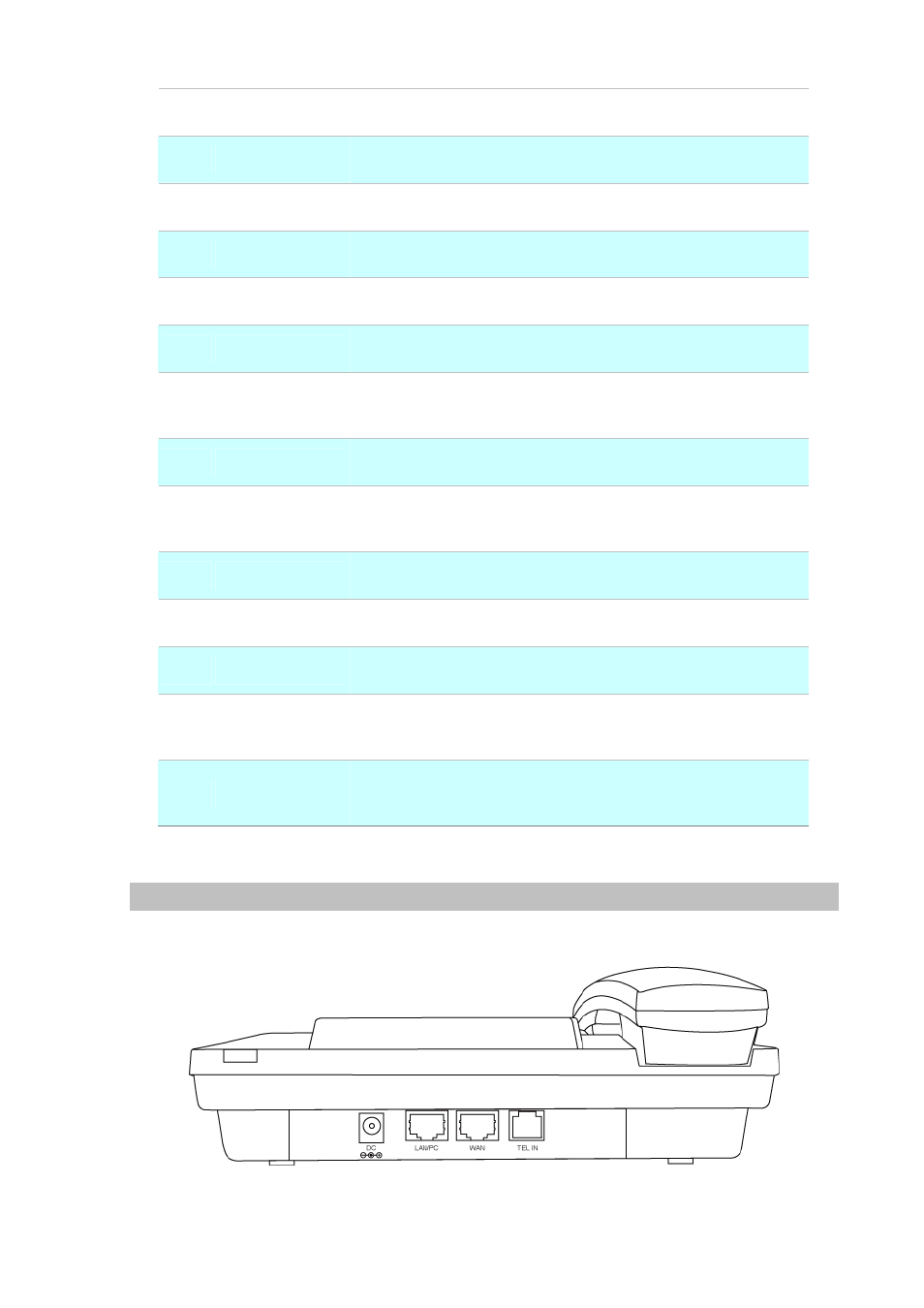 Rear view | PLANET VIP-254NT User Manual | Page 9 / 57