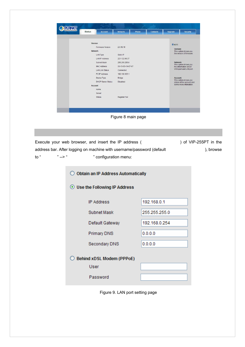 PLANET VIP-255PT User Manual | Page 15 / 35