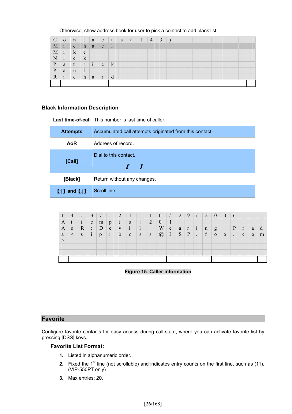 PLANET VIP-350PT User Manual | Page 26 / 168
