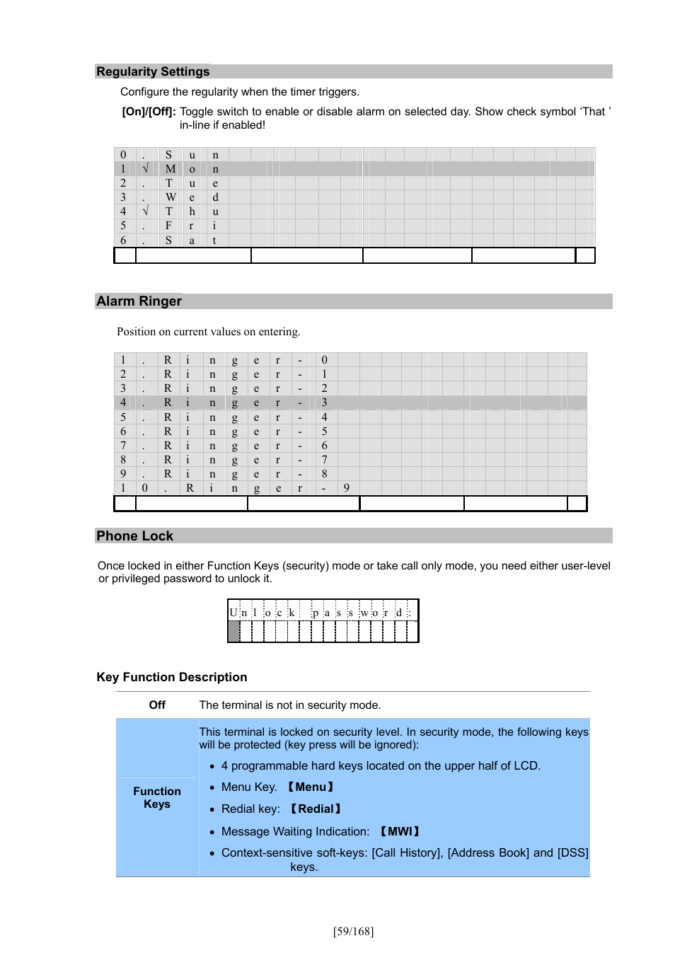 PLANET VIP-350PT User Manual | Page 59 / 168