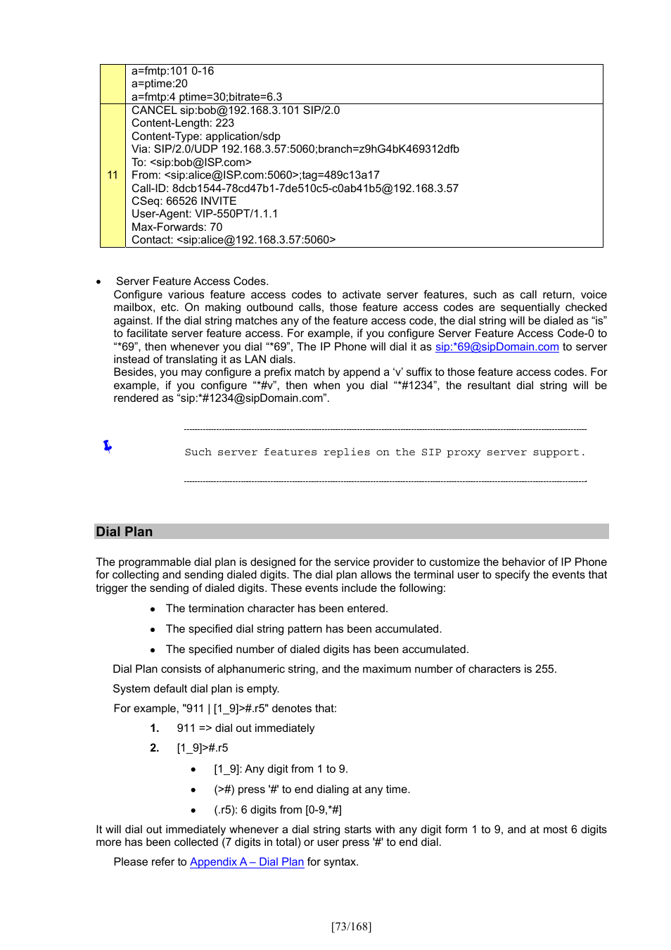 PLANET VIP-350PT User Manual | Page 73 / 168