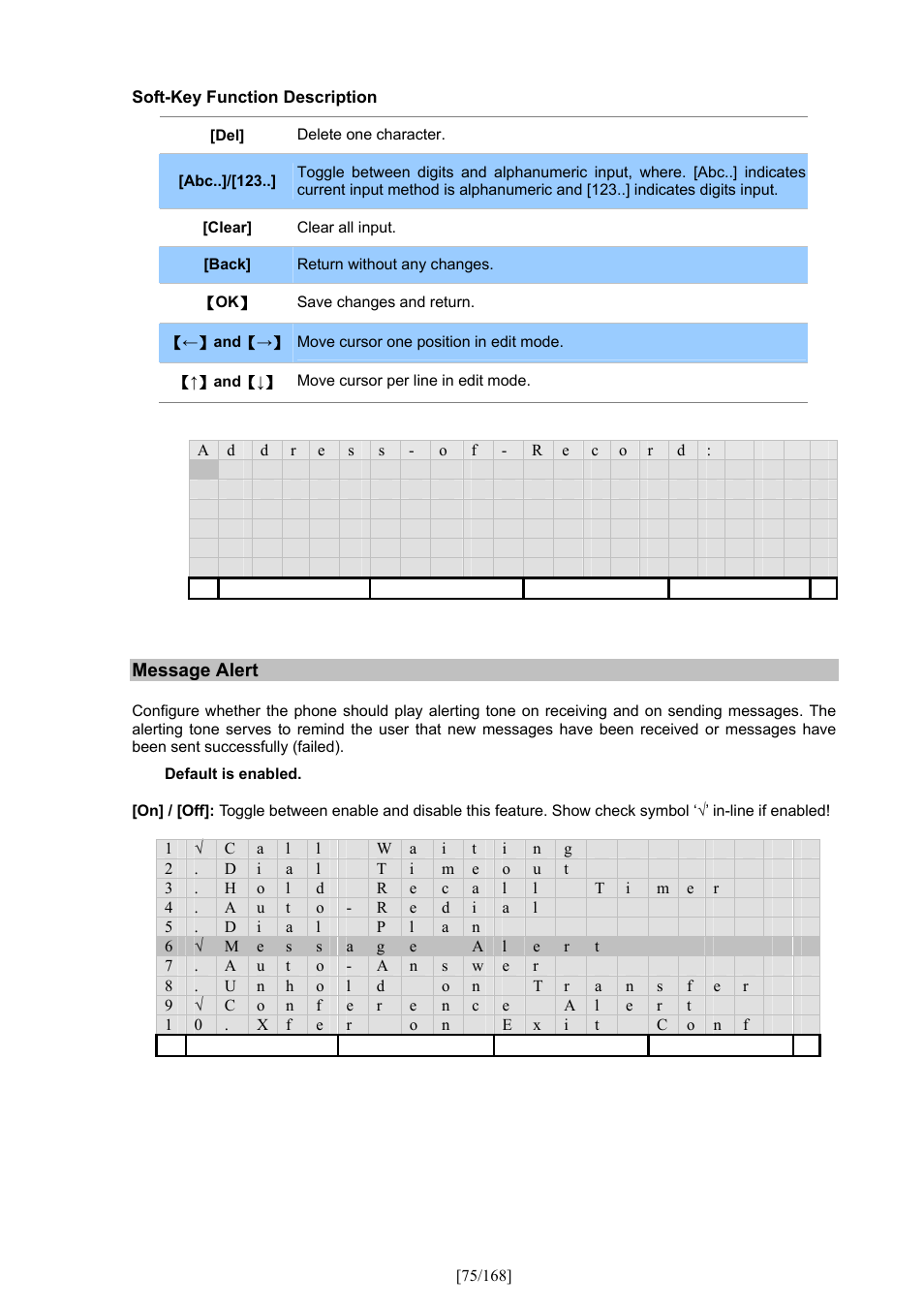 PLANET VIP-350PT User Manual | Page 75 / 168