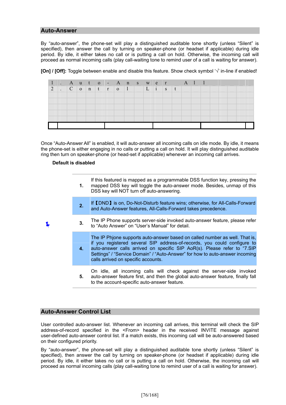 PLANET VIP-350PT User Manual | Page 76 / 168