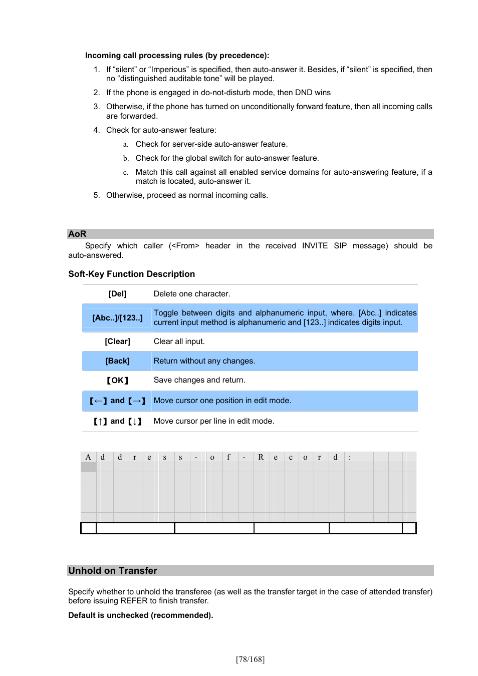 PLANET VIP-350PT User Manual | Page 78 / 168