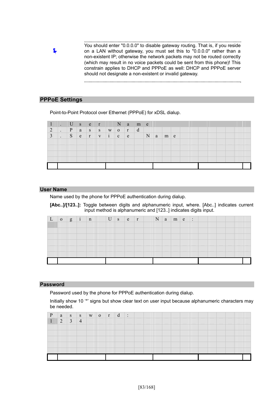 PLANET VIP-350PT User Manual | Page 83 / 168