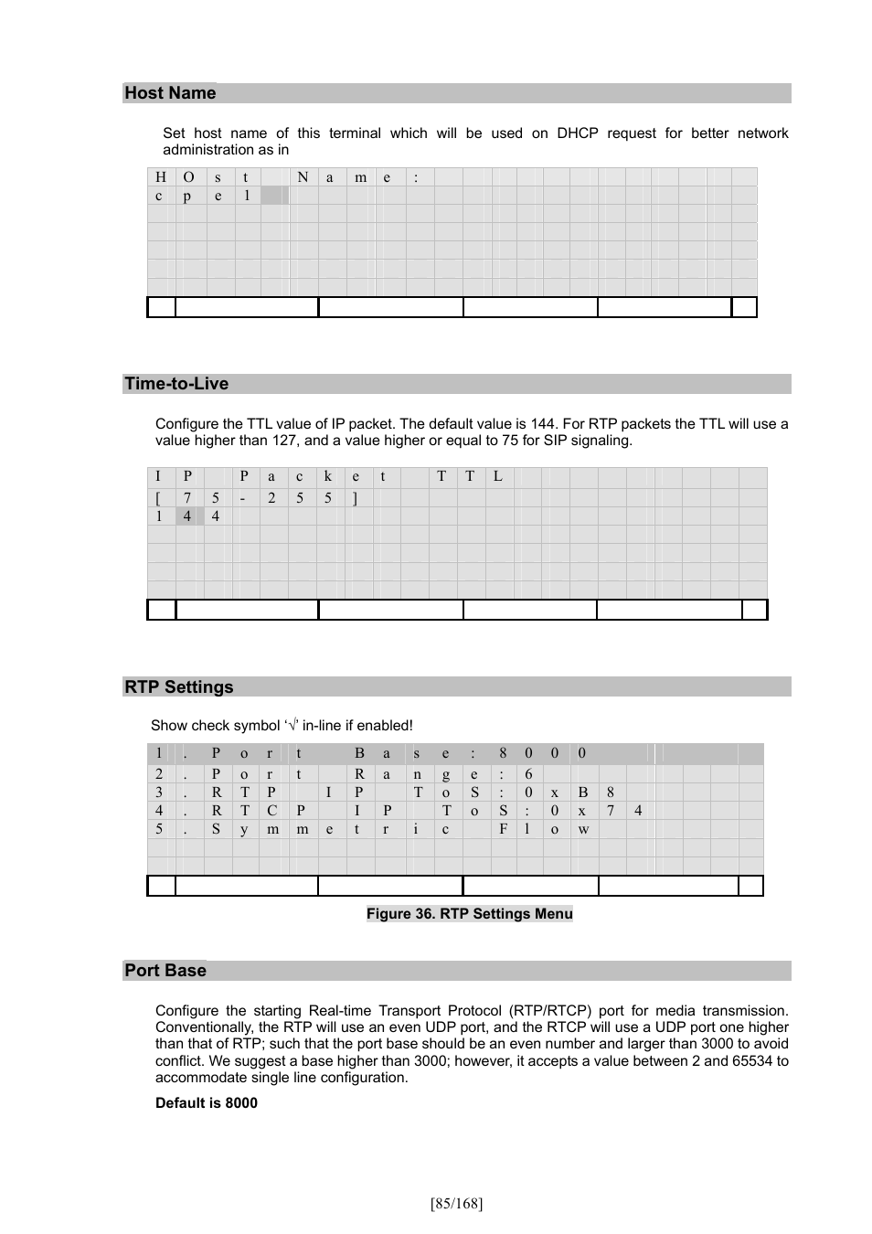 PLANET VIP-350PT User Manual | Page 85 / 168