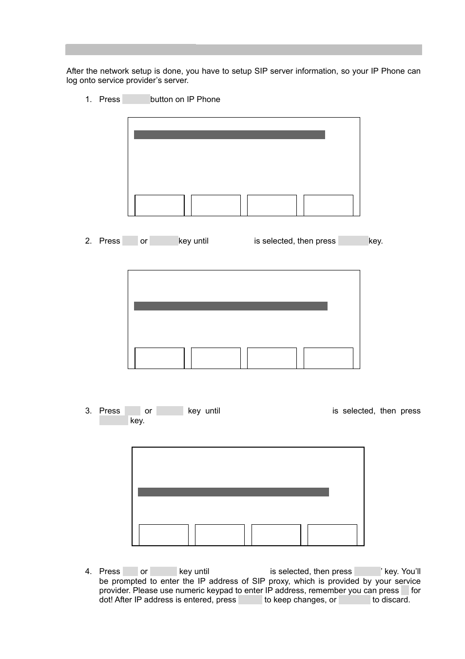 Sip server information setup | PLANET VIP-351PT User Manual | Page 18 / 53