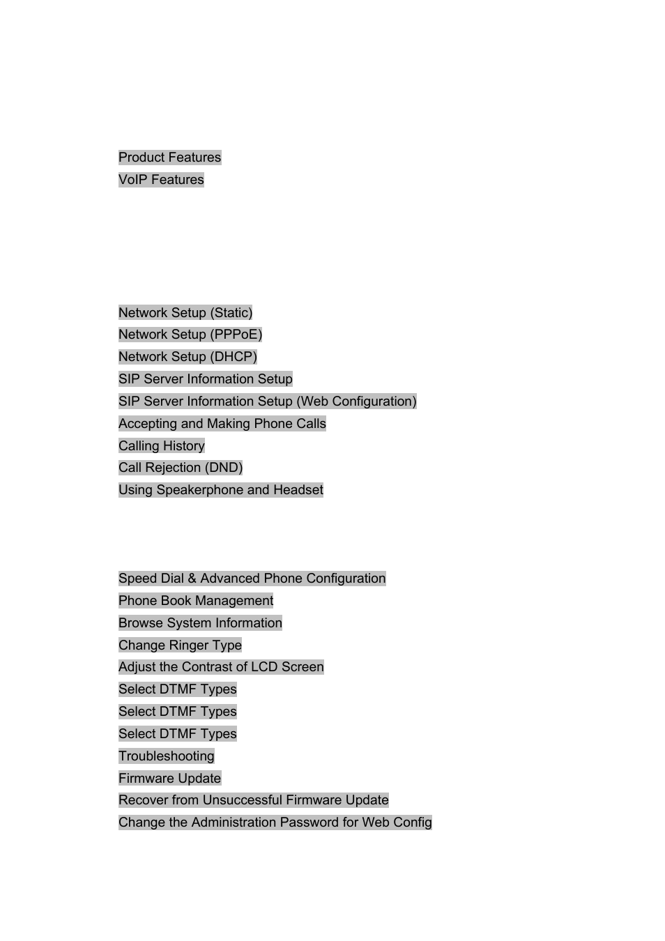 PLANET VIP-351PT User Manual | Page 3 / 53