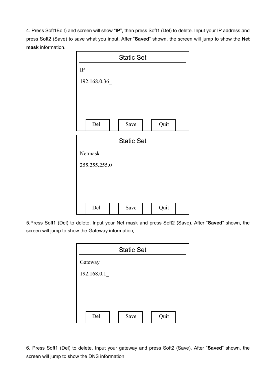 Static set | PLANET VIP-360PT User Manual | Page 12 / 65