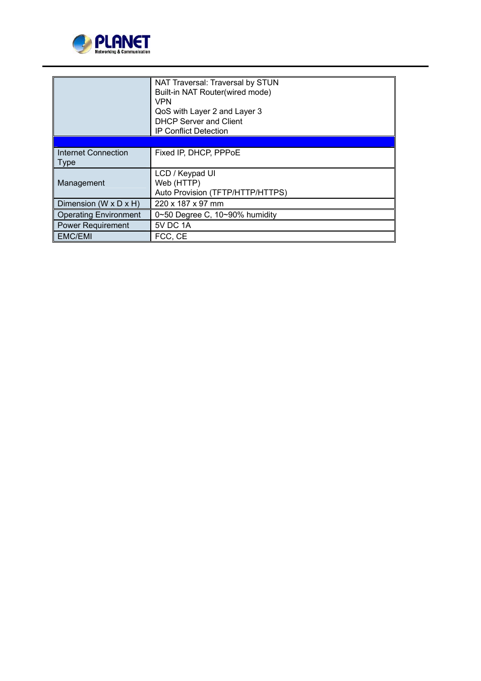 PLANET VIP-362WT User Manual | Page 11 / 64