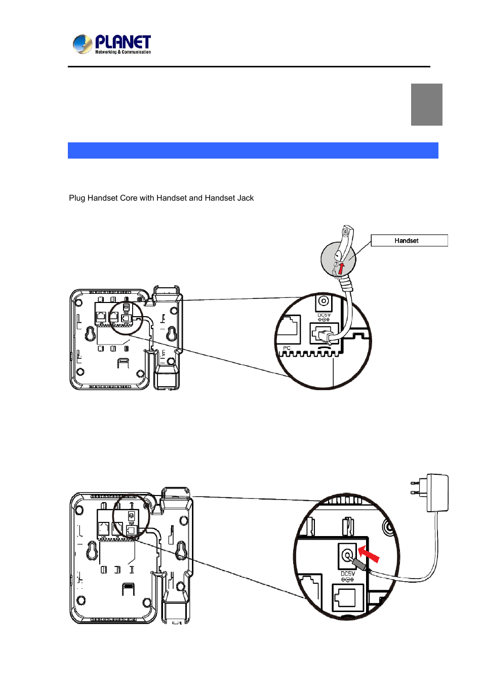 Chapter 2 preparations & installation, Physical installation, Administration interface | PLANET VIP-362WT User Manual | Page 17 / 64