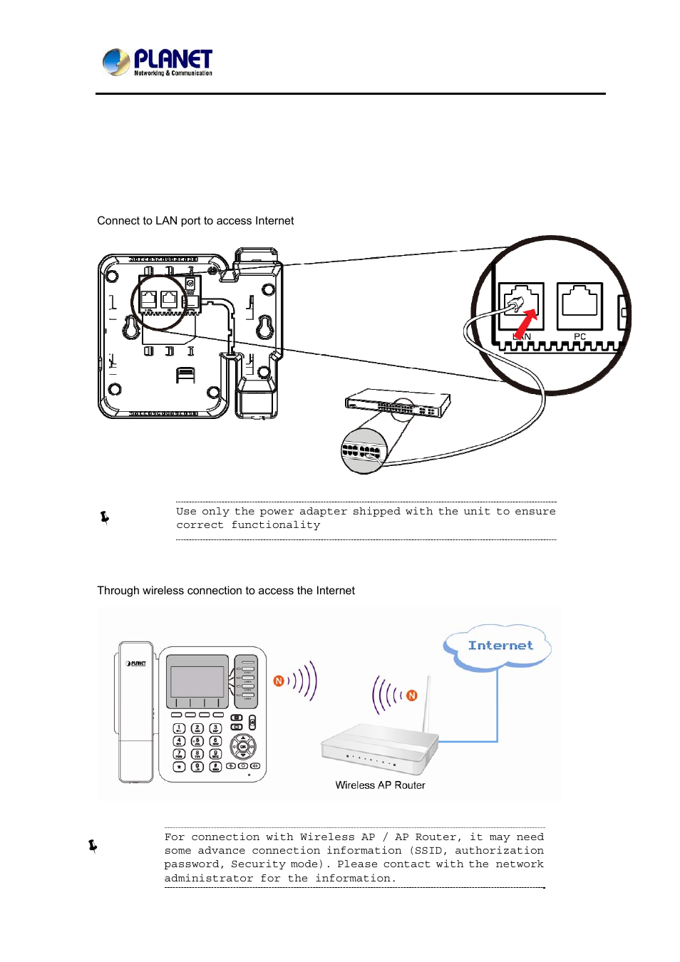 PLANET VIP-362WT User Manual | Page 18 / 64