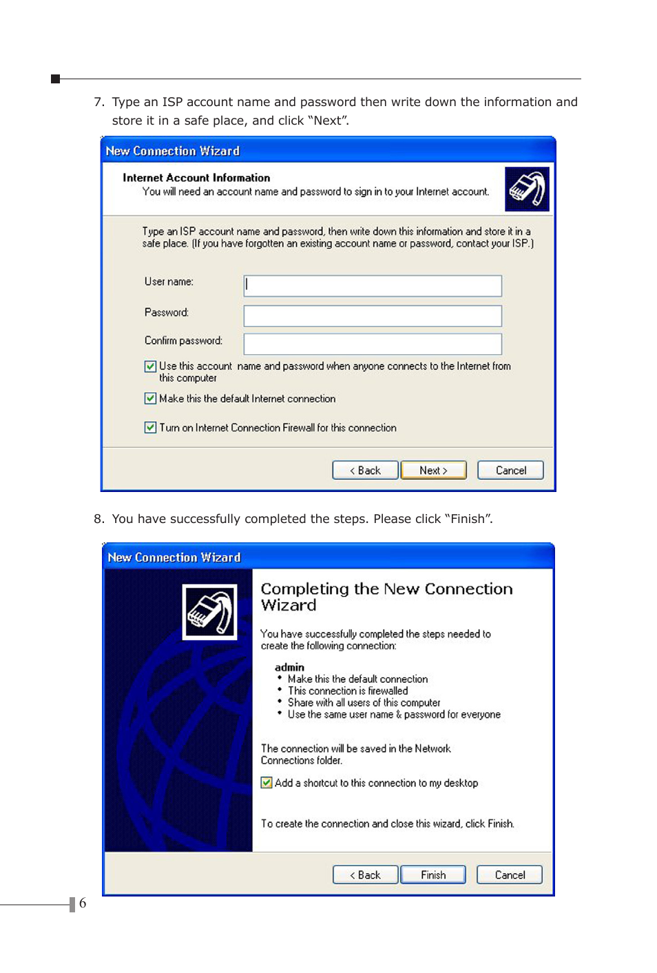 PLANET ADE-2400A User Manual | Page 6 / 8