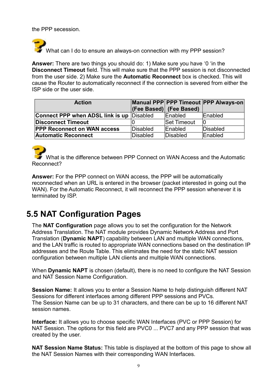 5 nat configuration pages | PLANET ADE-3100 User Manual | Page 27 / 51