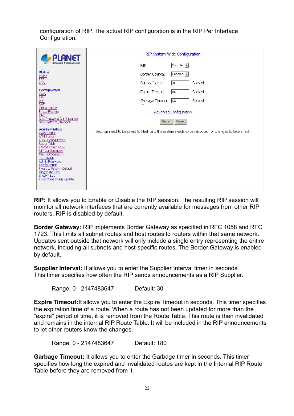 PLANET ADE-3100 User Manual | Page 40 / 51