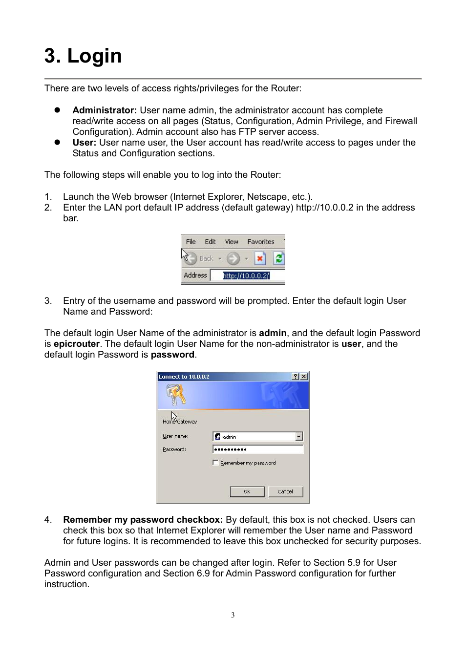 Login | PLANET ADE-3100 User Manual | Page 8 / 51