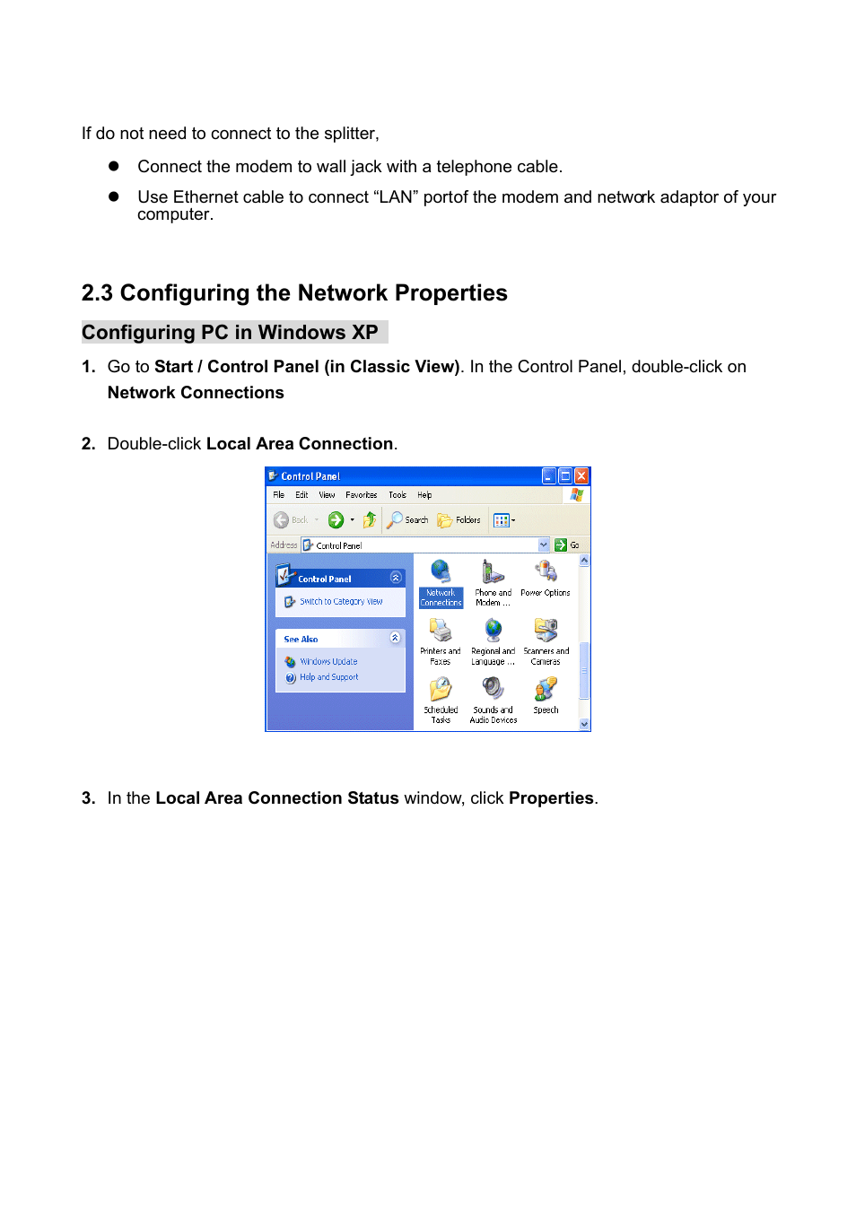 3 configuring the network properties | PLANET ADE-3400 User Manual | Page 12 / 61