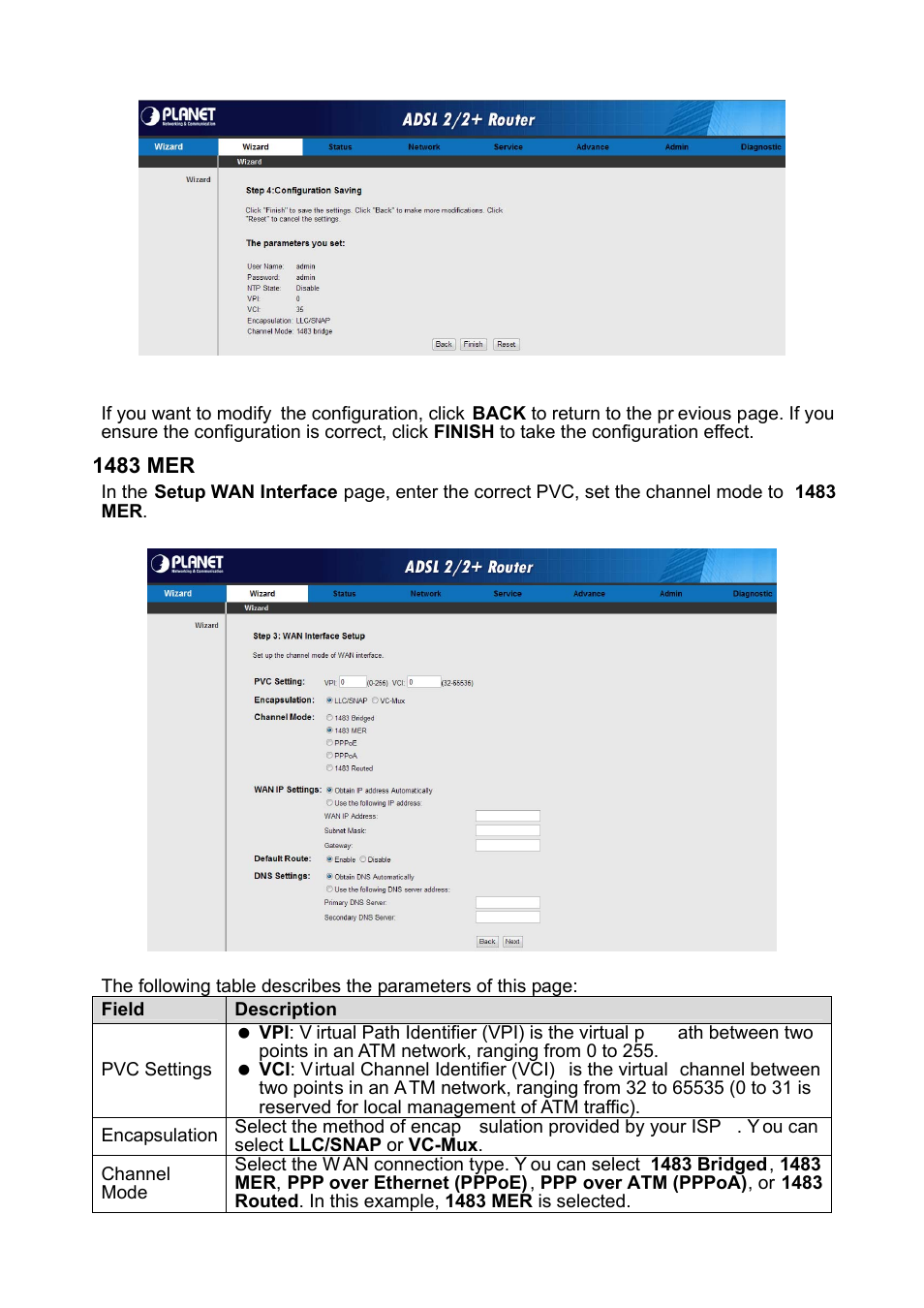 PLANET ADE-3400 User Manual | Page 20 / 61