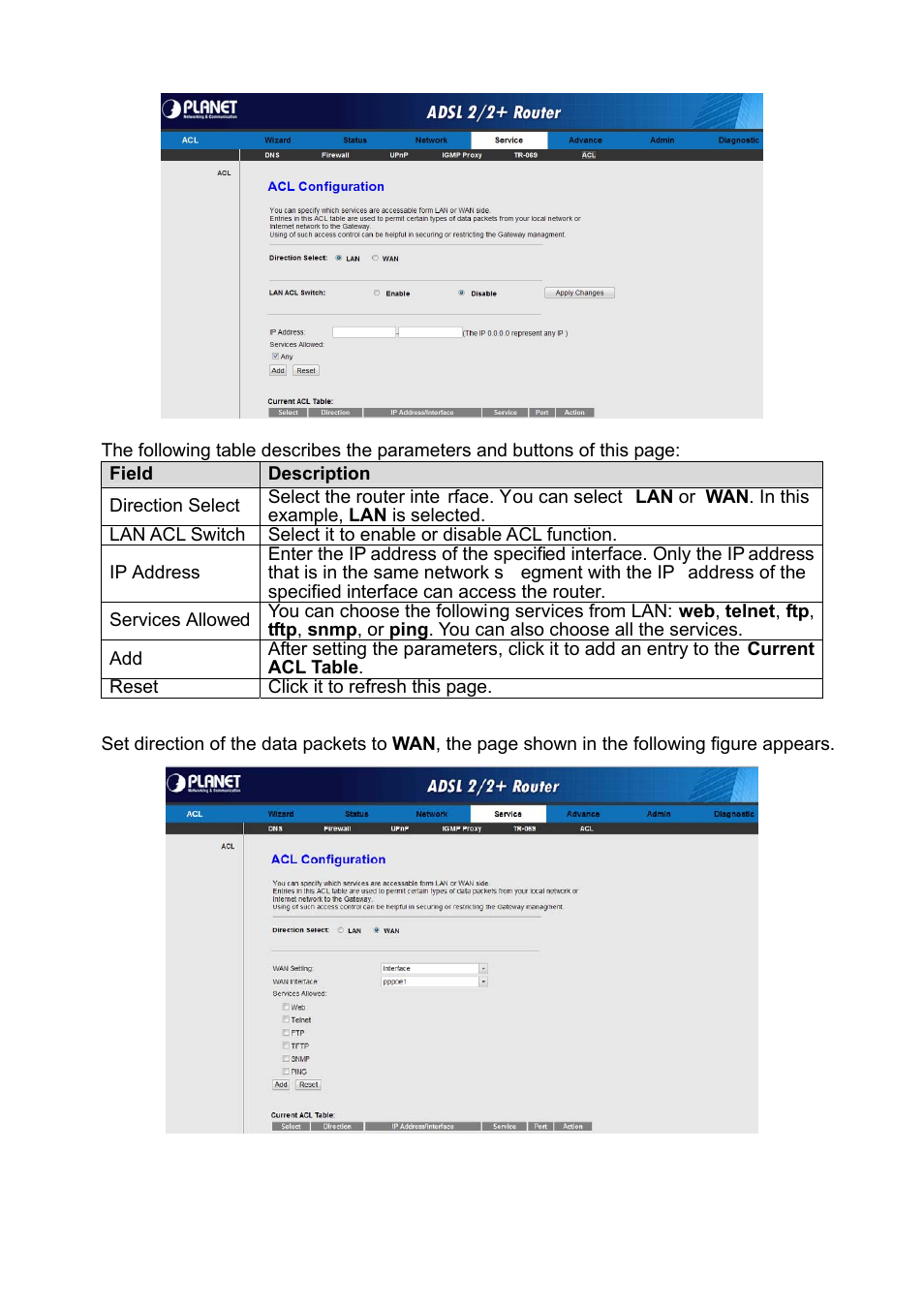 PLANET ADE-3400 User Manual | Page 42 / 61