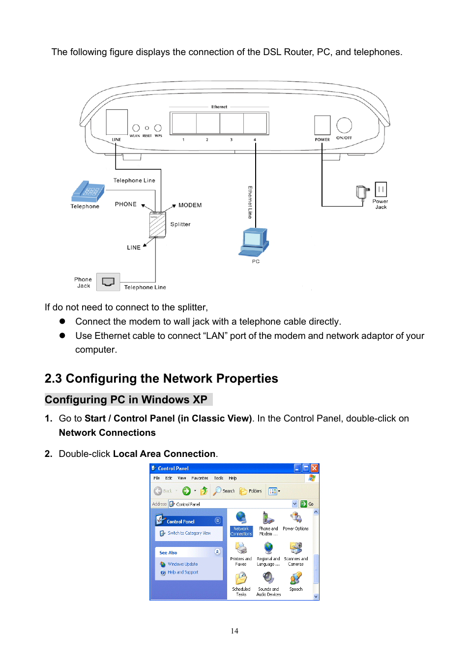 3 configuring the network properties | PLANET ADN-4000 User Manual | Page 14 / 118