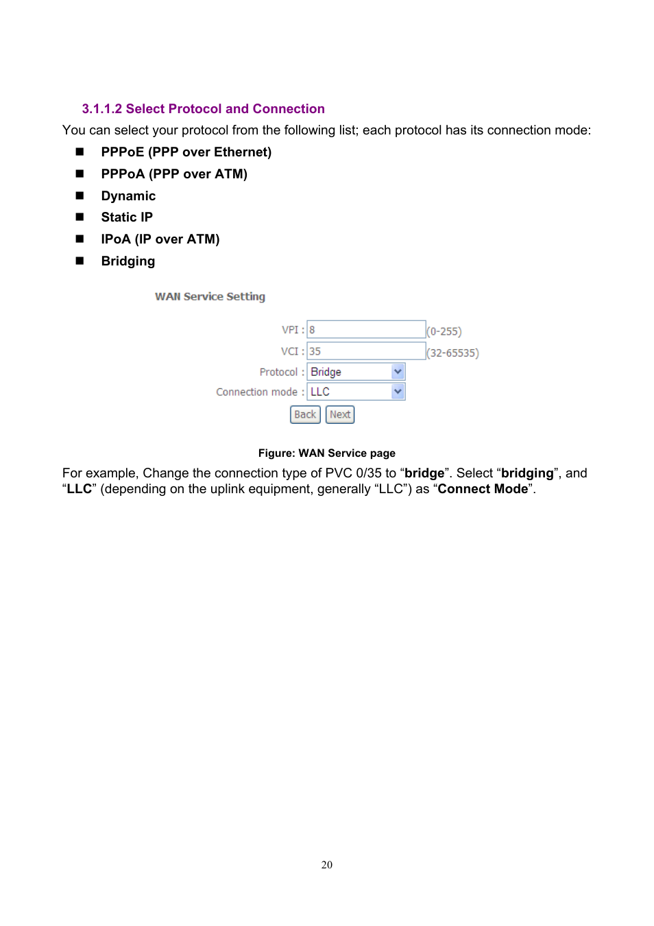 2 select protocol and connection | PLANET ADN-4000 User Manual | Page 20 / 118