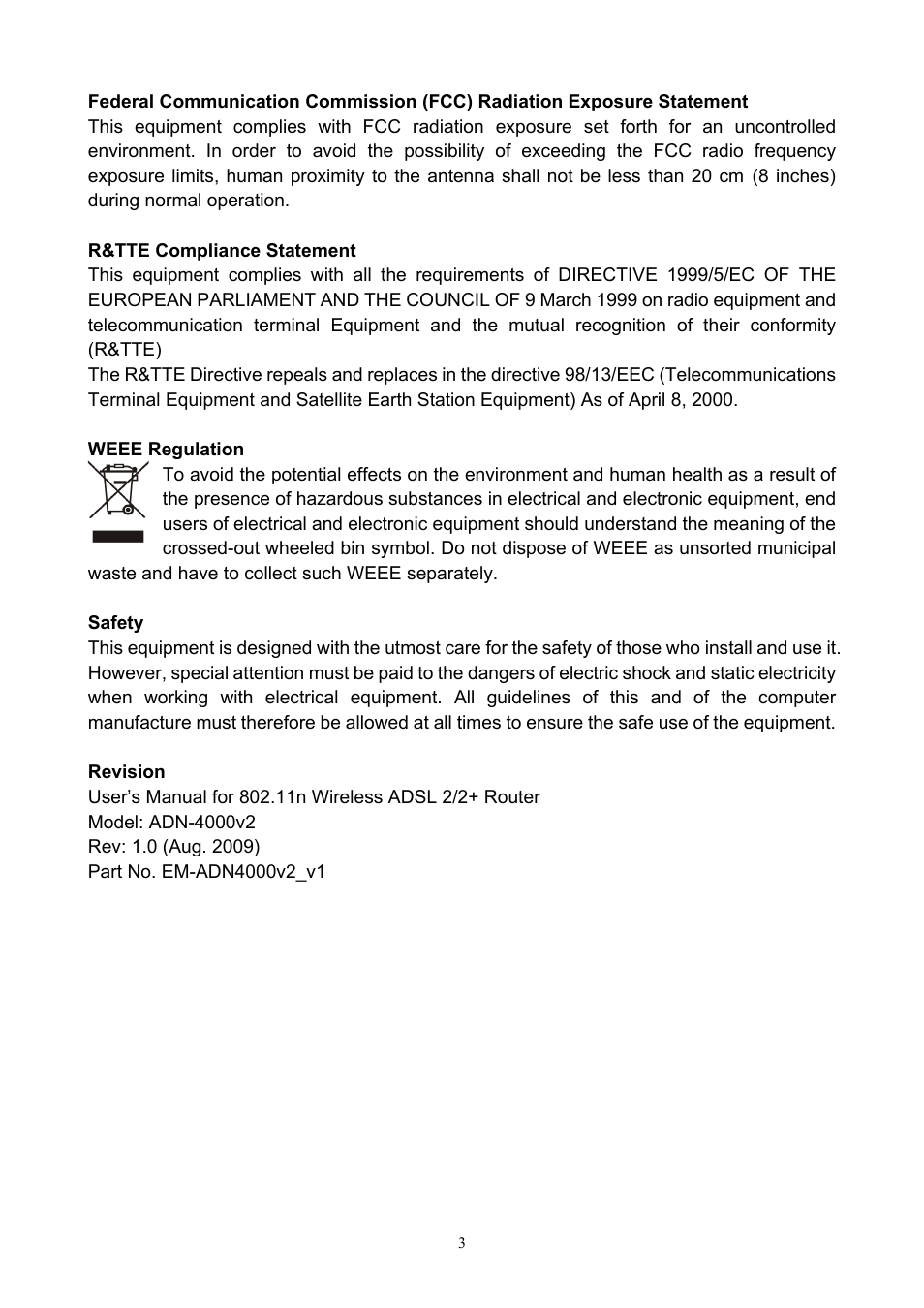 PLANET ADN-4000 User Manual | Page 3 / 118