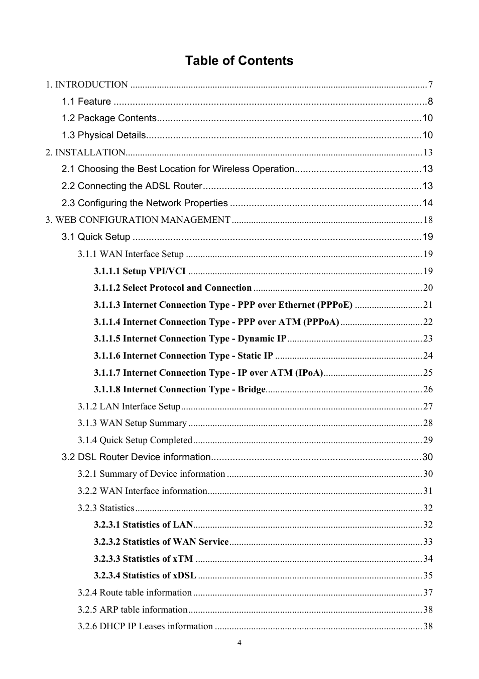 PLANET ADN-4000 User Manual | Page 4 / 118