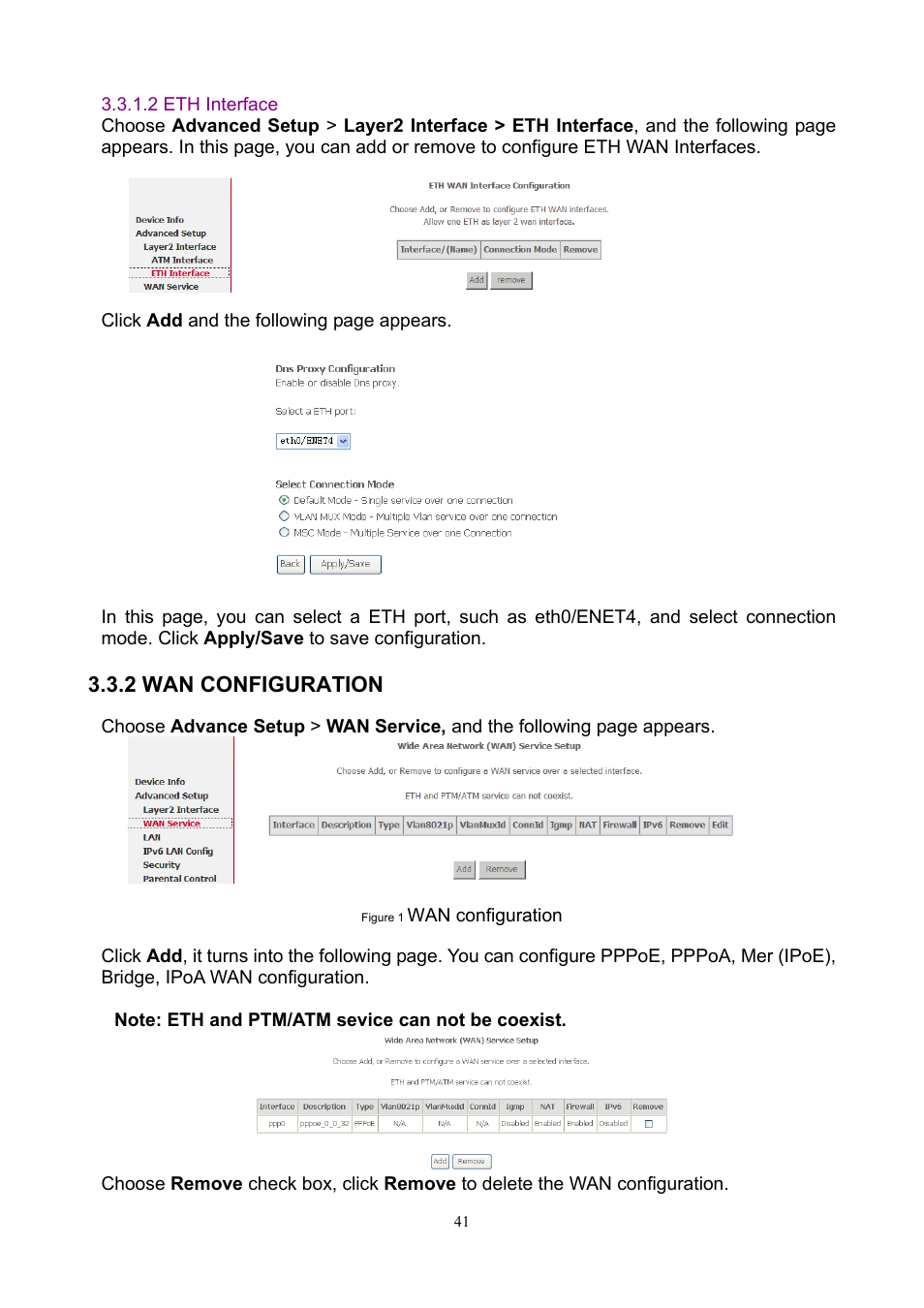 2 wan configuration, 2 eth interface | PLANET ADN-4000 User Manual | Page 41 / 118