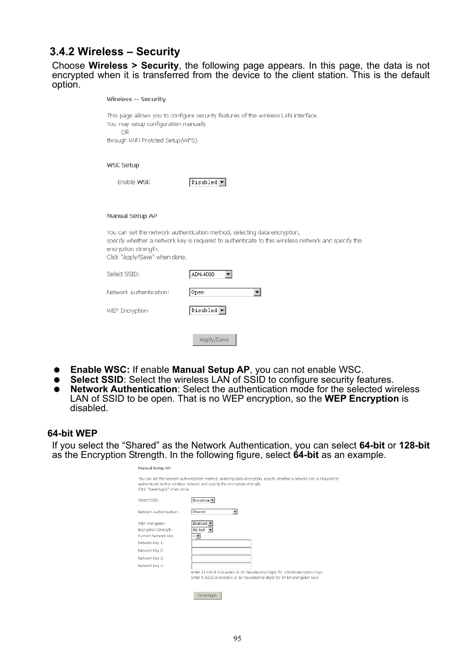 2 wireless – security | PLANET ADN-4000 User Manual | Page 95 / 118