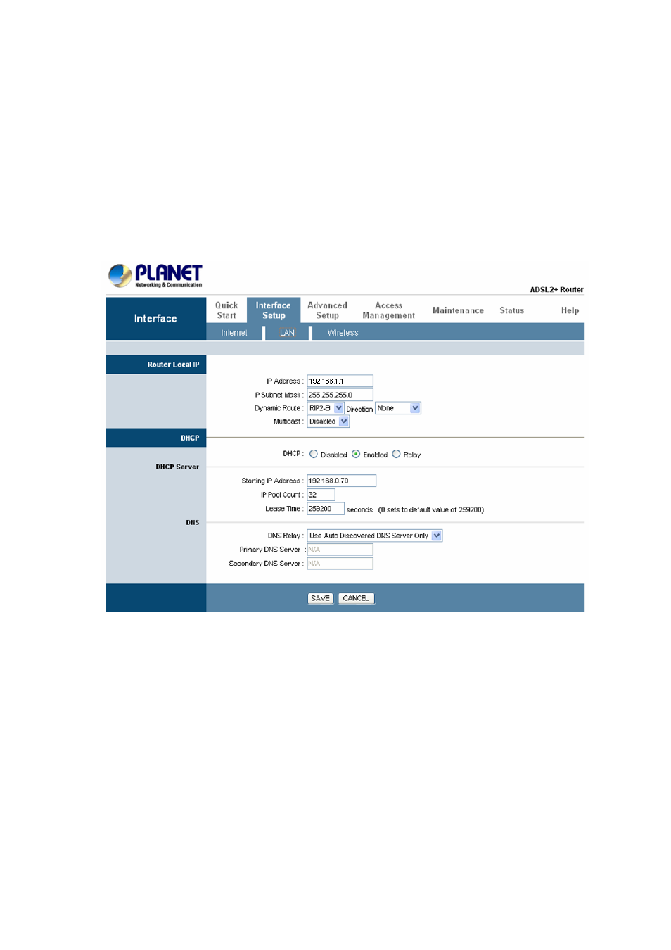 2 lan configuration, 1 router local ip | PLANET ADN-4000 User Manual | Page 31 / 91