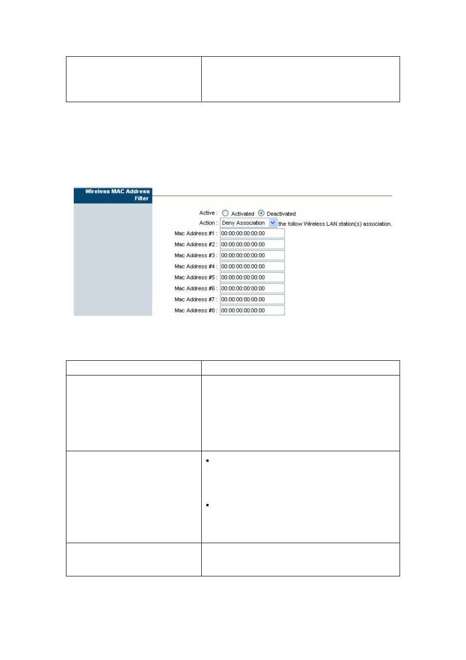 6 wireless mac address filter | PLANET ADN-4000 User Manual | Page 42 / 91