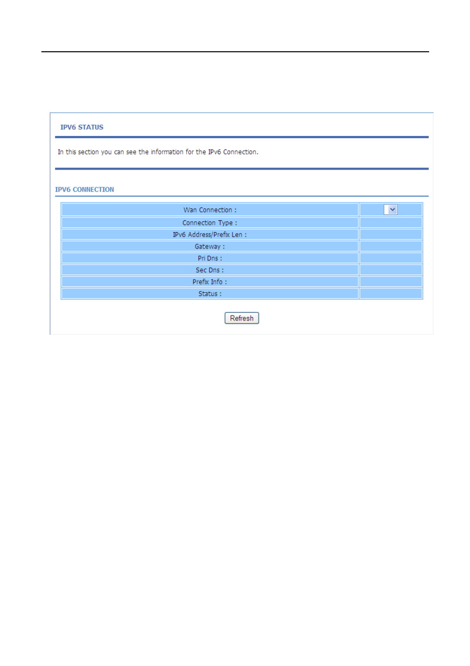 4 ipv6 status, 5 logs | PLANET ADN-4100 User Manual | Page 101 / 104