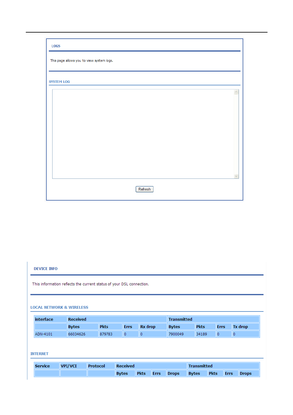 6 statistics | PLANET ADN-4100 User Manual | Page 102 / 104