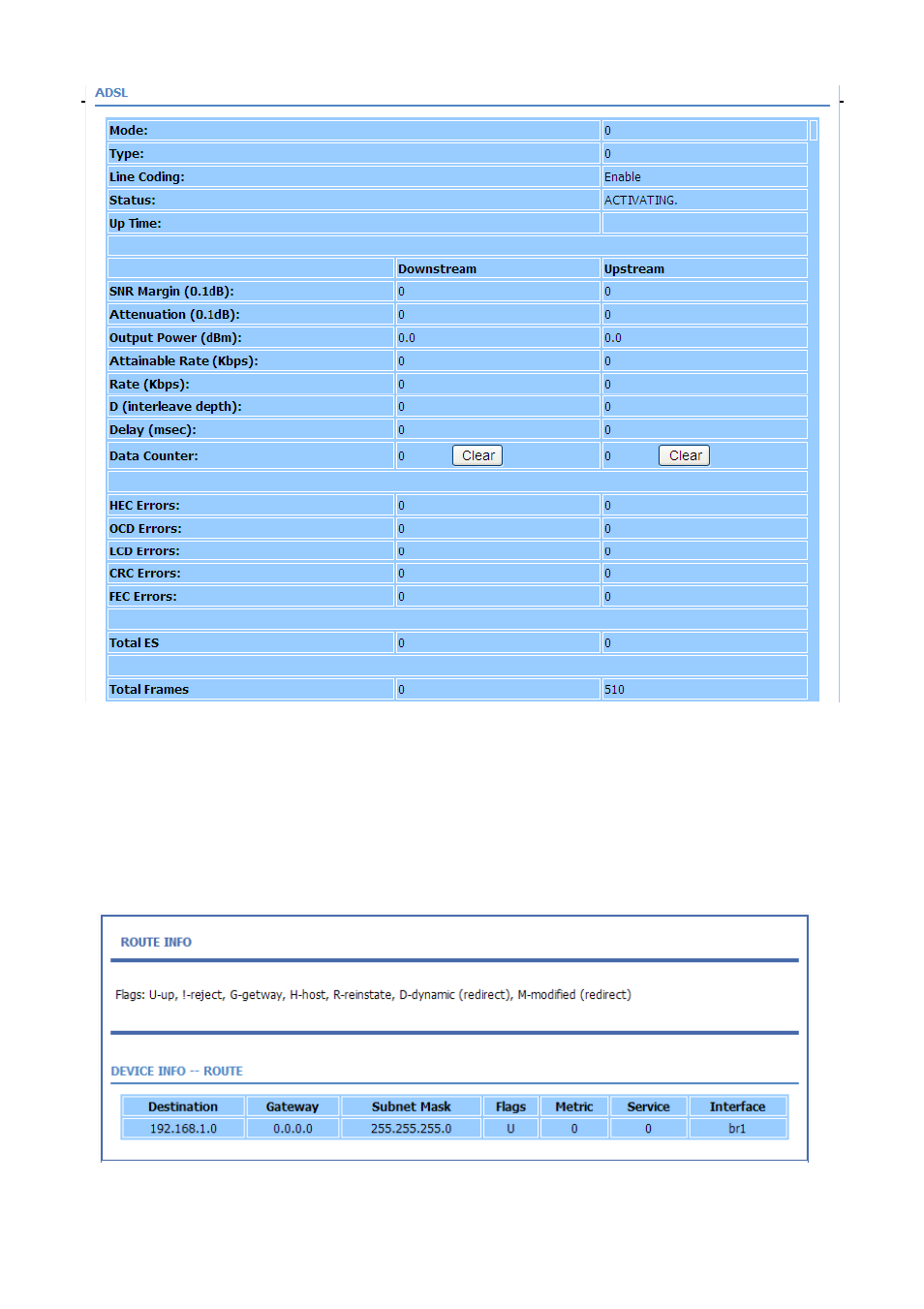7 route information, 7 route, Information | PLANET ADN-4100 User Manual | Page 103 / 104