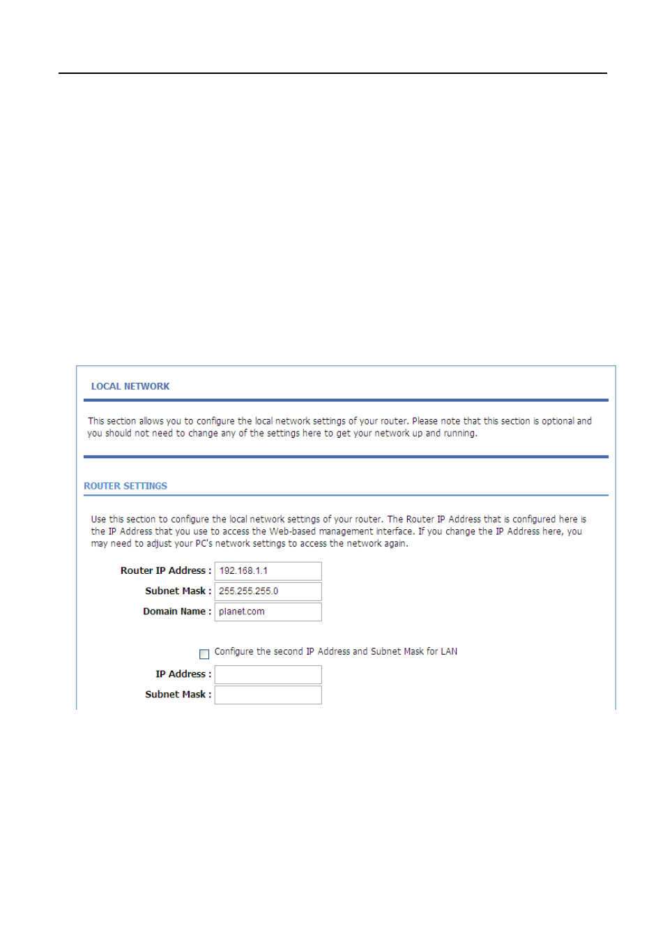 4 local network, Local network | PLANET ADN-4100 User Manual | Page 41 / 115