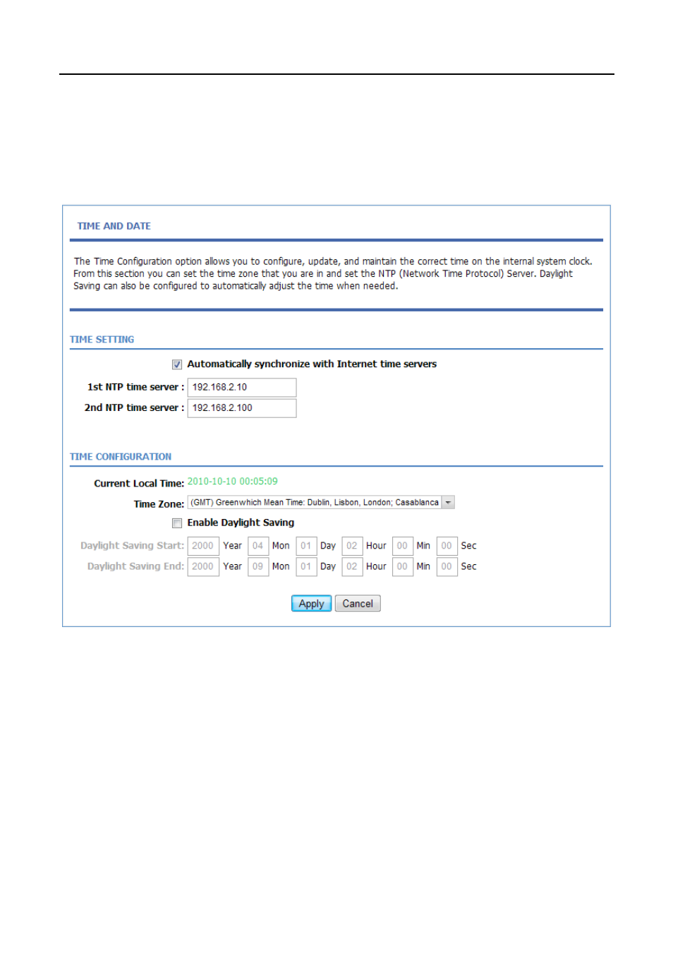 6 time and date, Time and date | PLANET ADN-4100 User Manual | Page 46 / 115