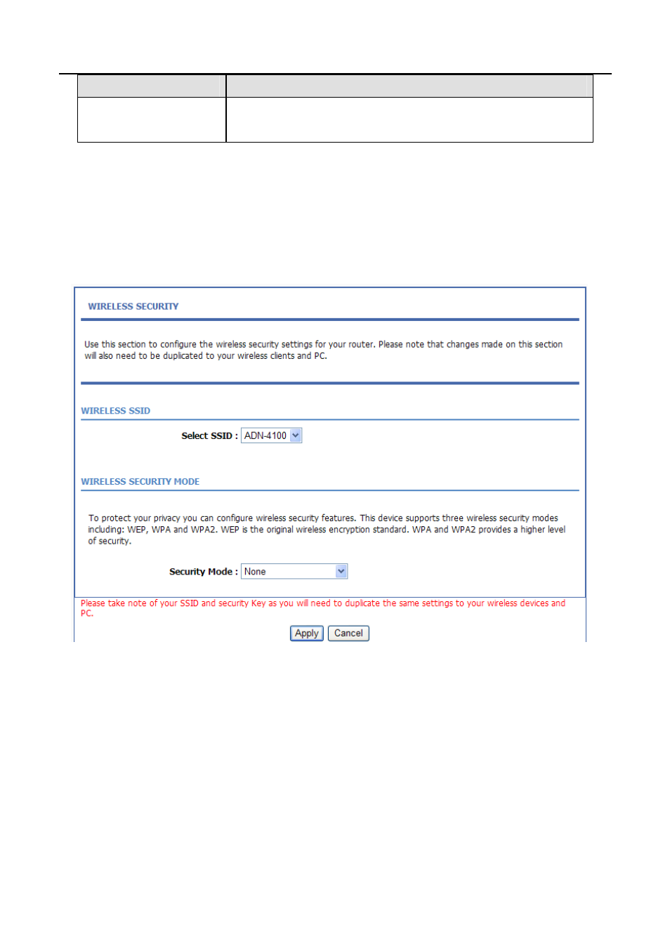 2 security settings, Security settings | PLANET ADN-4100 User Manual | Page 52 / 115