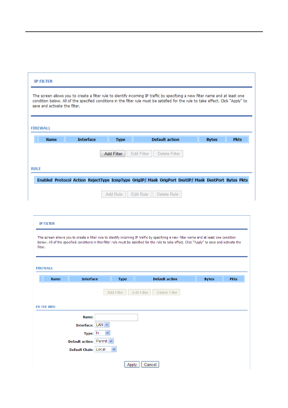 1 ip filtering, Ip filtering | PLANET ADN-4100 User Manual | Page 63 / 115