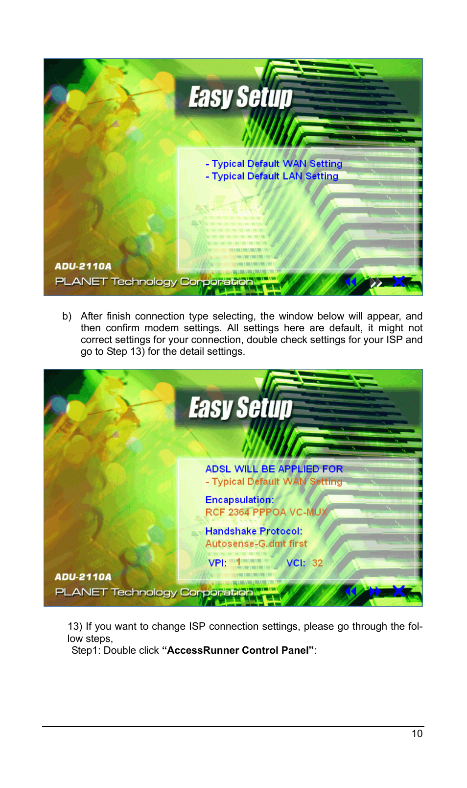 PLANET ADU-2110A User Manual | Page 14 / 37