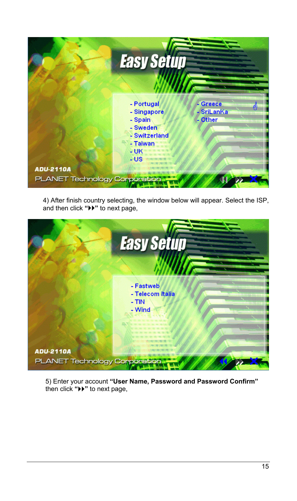 PLANET ADU-2110A User Manual | Page 19 / 37