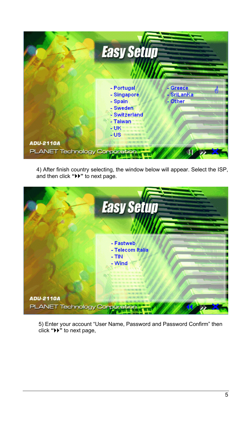 PLANET ADU-2110A User Manual | Page 9 / 37