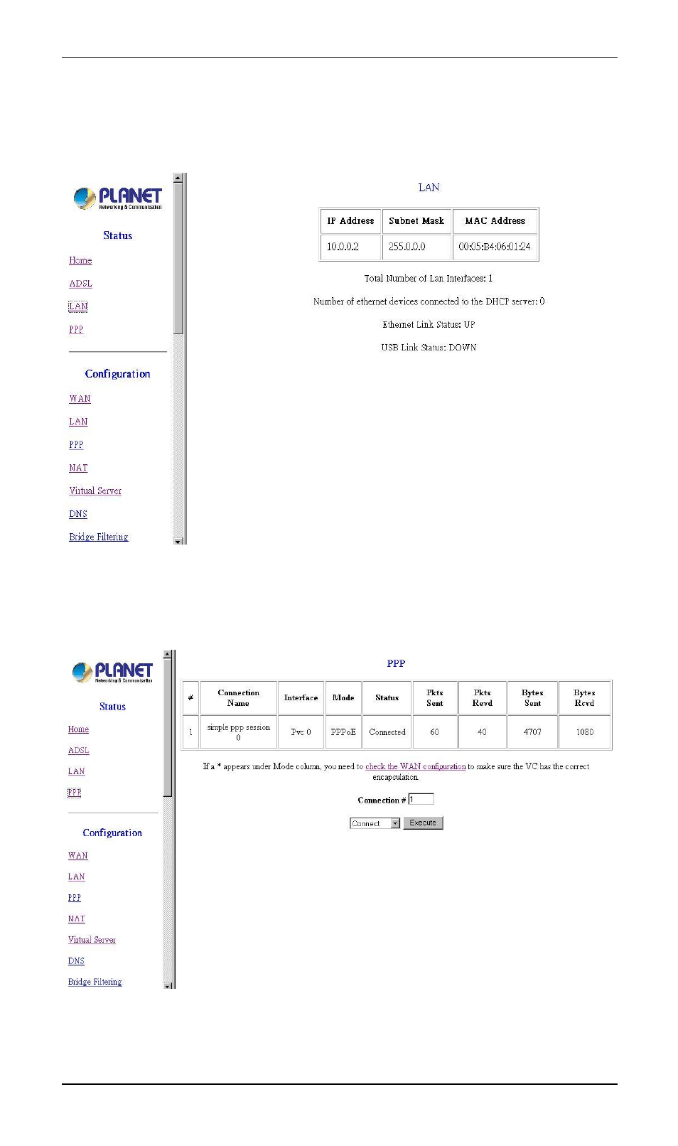 PLANET ADW-4100 User Manual | Page 16 / 57