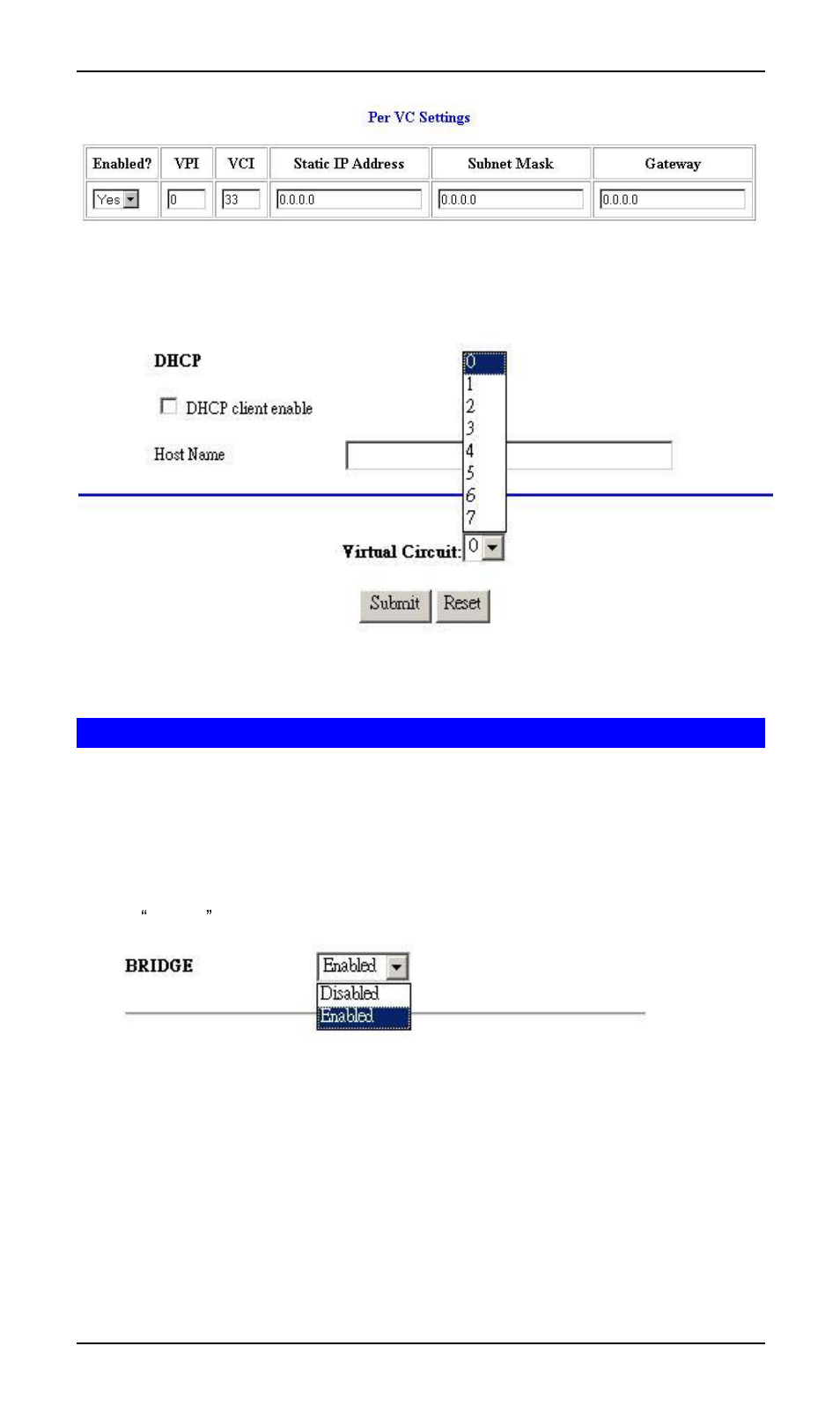 Bridge mode, Internet connection services | PLANET ADW-4100 User Manual | Page 18 / 57