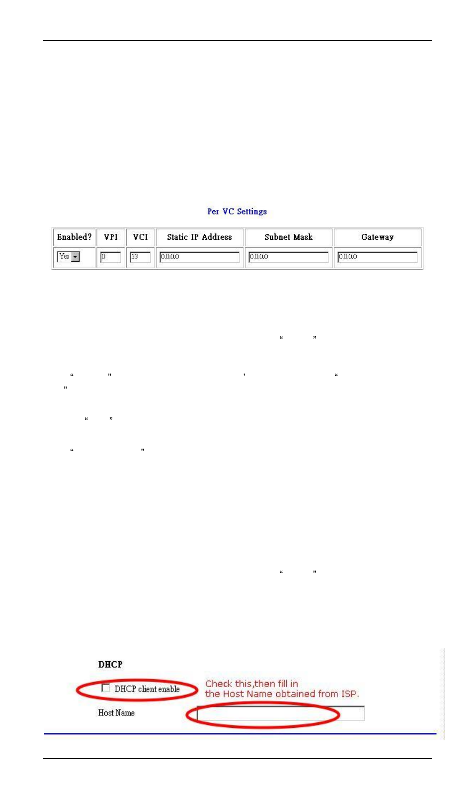 Fixed ip for wan, Dynamic ip for wan | PLANET ADW-4100 User Manual | Page 22 / 57