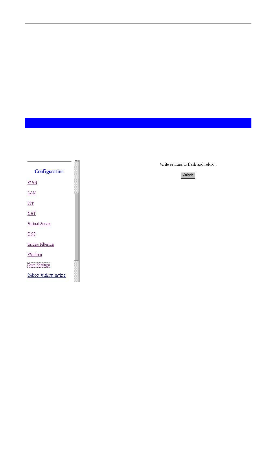 Save settings | PLANET ADW-4100 User Manual | Page 35 / 57