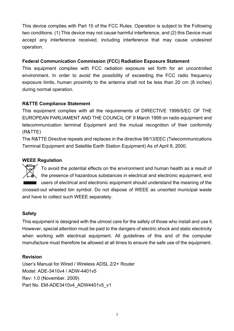 PLANET ADW-4401 User Manual | Page 3 / 84
