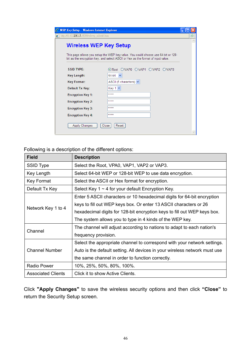PLANET ADW-4401 User Manual | Page 46 / 84