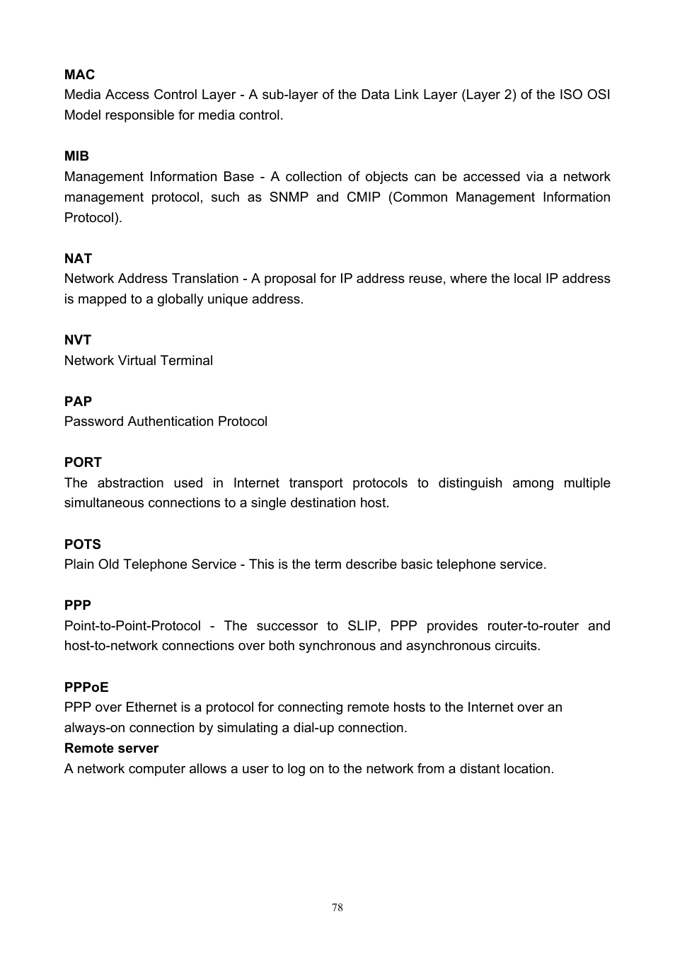 PLANET ADW-4401 User Manual | Page 78 / 84