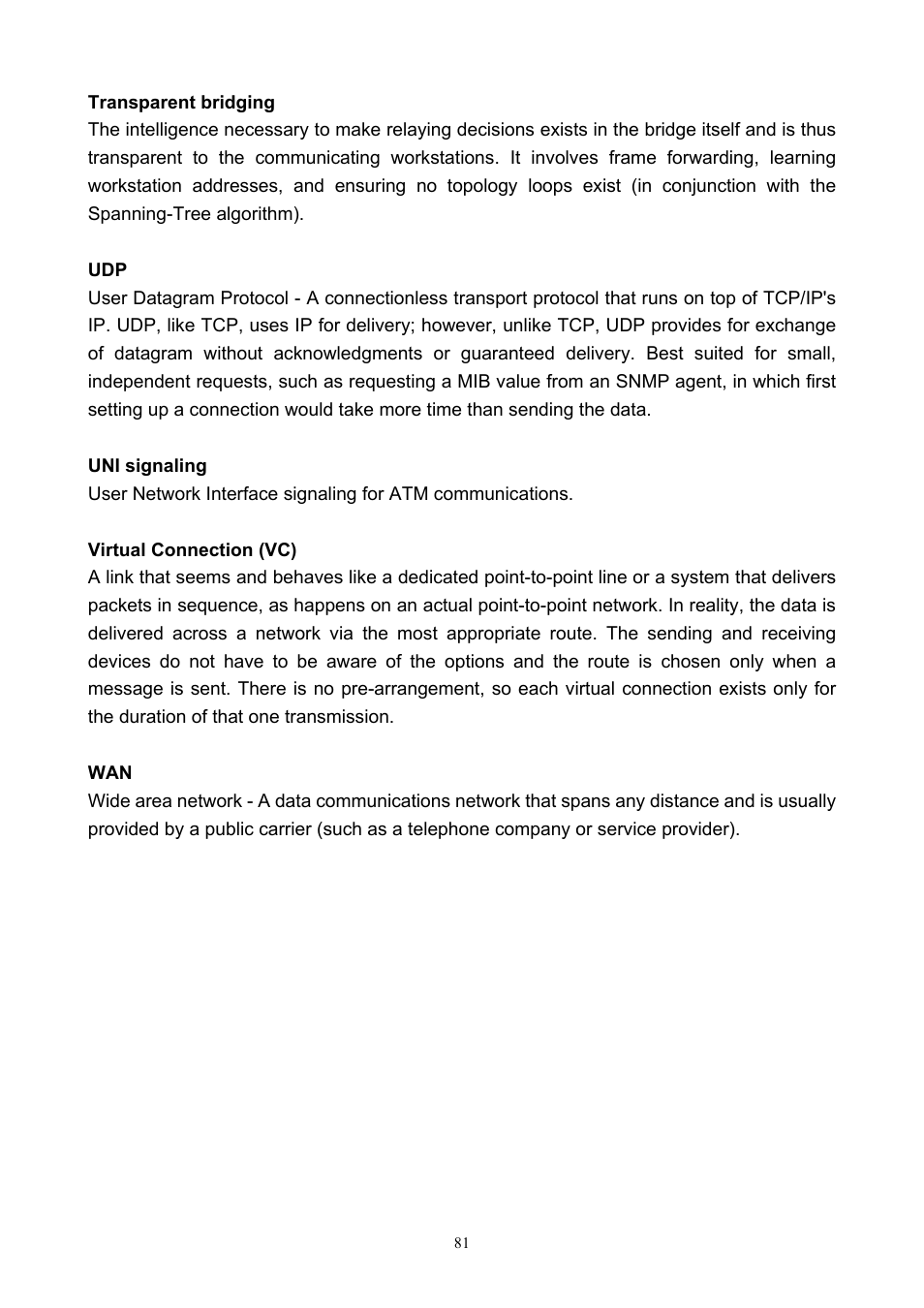 PLANET ADW-4401 User Manual | Page 81 / 84