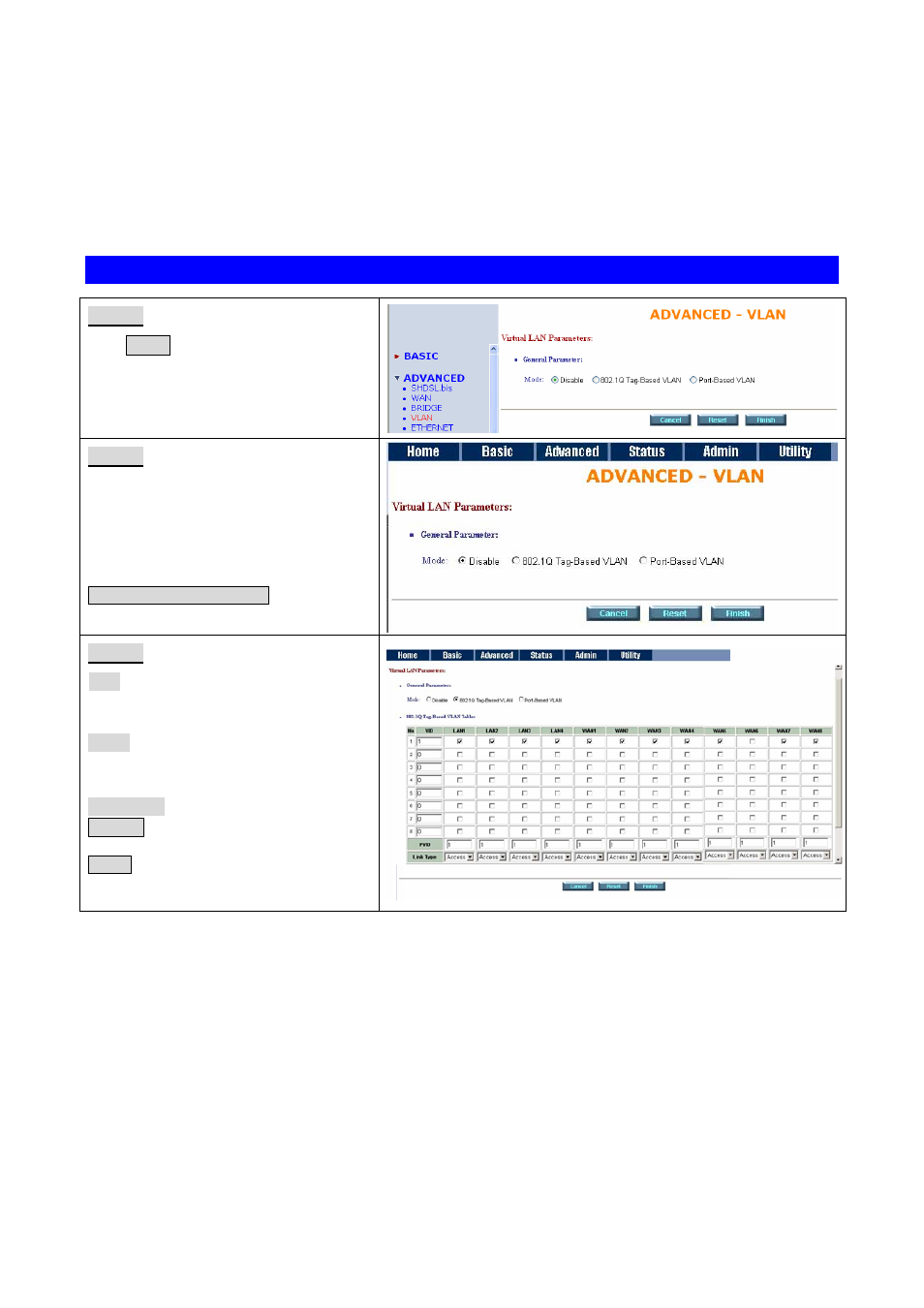 4 vlan, Web ui configuration | PLANET GRT-501 User Manual | Page 26 / 52